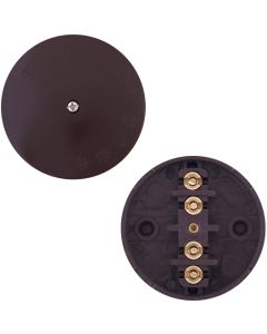 Selectric 4 Terminal Junction Box Brown 20A