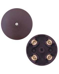 Selectric 4 Terminals Junction Box Brown 20A