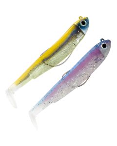 Fiiish Black Minnow NO2 Double Combo Shore 90mm 5g Rainbow/Gold Blue
