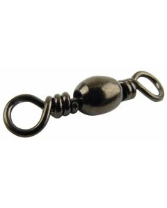 Mustad Black Nickel Barrel Swivels MA021-BN 1 55kg 6pk