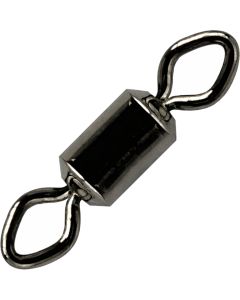Mustad Black Nickel Rolling Swivels With Diamond Eye MA025-BN 14 18kg 10pk