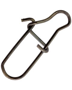 Mustad Black Nickel Duo Lock Snaps MA028-BN 1 40kg 10pk