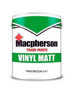 Macpherson Vinyl Matt Emulsion Trade Paint Magnolia 5L