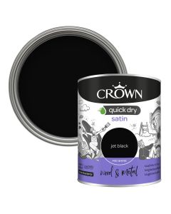 Crown Quick Dry Satin Jet Black 750ml