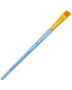 Royal & Langnickel Crafter's Choice Gold Taklon Angular Artist Brush Size 1/2"