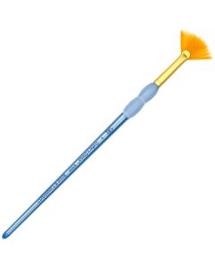 Royal & Langnickel Crafter's Choice Gold Taklon Fan Artist Brush Size 0