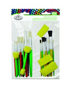 Royal & Langnickel Stencil Brush Value Pack 25pk
