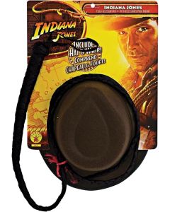 Rubies Indiana Jones Adult Hat & Whip Set Fancy Dress Costume Accessory