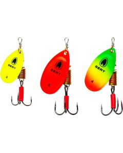 SERT Spoony Special Pike Spinning Spoon Kit 3pk