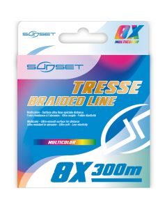 Sunset RS Competition Braid X8 Multicolour 300m 18lb 0.14mm
