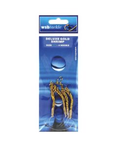 WSB Deluxe Gold Shrimp 1/0 4 Hook