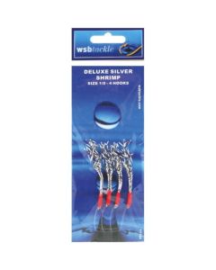 WSB Deluxe Silver Shrimp 1/0 4 Hook