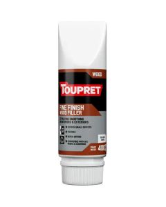 Toupret Interior/Exterior Ready Mixed Fine Finish Wood Filler White 400g