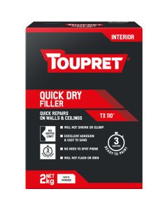 Toupret TX110 Interior Quick Dry Filler 2kg