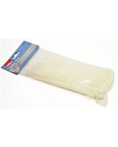 Hilka Cable Ties White 200mm 100 Piece
