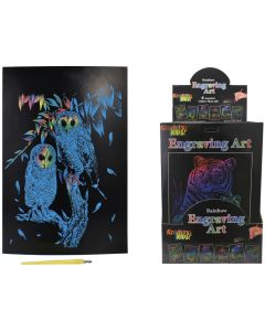 Kreative Kids Rainbow Engraving Art