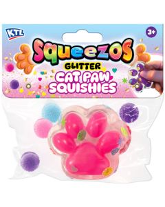 KandyToys Squeezos Glitter Cat Paw Squishies