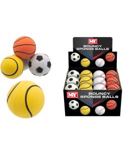 M.Y Bouncy Sponge Ball Assorted