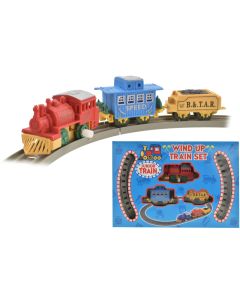 KandyToys Junior Wind Up Plastic Train Set