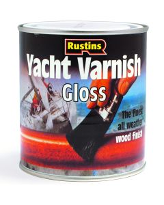 Rustins Gloss Yacht Varnish Clear 1L