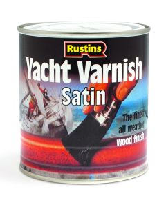 Rustins Satin Yacht Varnish Clear 250ml