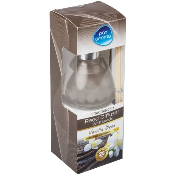 Pan Aroma Reed Diffuser With Beads Vanilla Bean 50ml