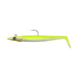 Savage Gear Sandeel V2 - Leurre Lançon Super Réaliste 14cm Pour Brochet, Bar Et Sandre - Action Vive Et Hochet